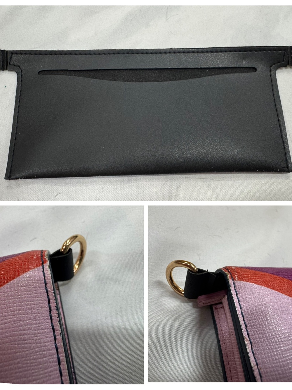 Fendi Pink & Purple Leather Monster Wallet with Box - Picture 10 of 11